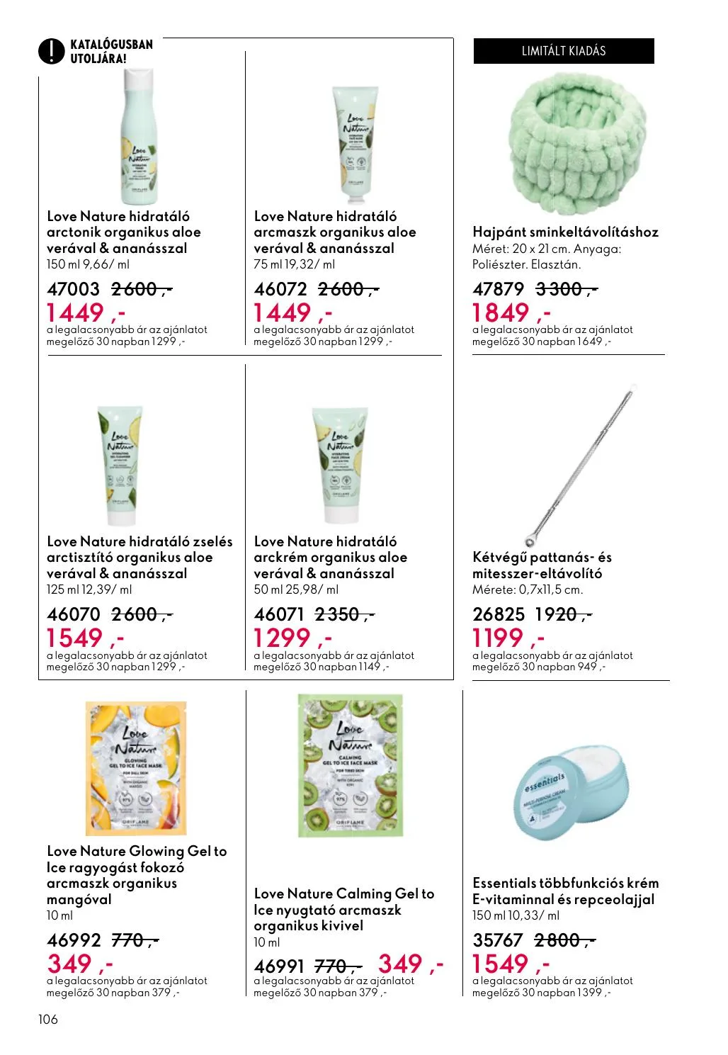 Oriflame akciós újság 05.27–06.16 – 106. oldal