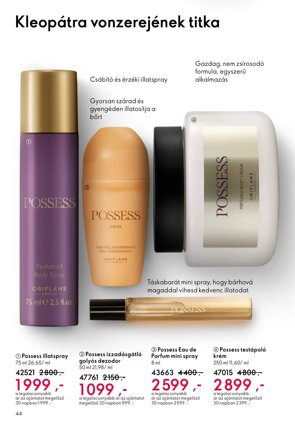 Oriflame akciós újság 05.27–06.16 – 44. oldal