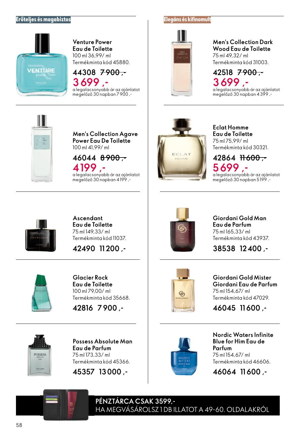 Oriflame akciós újság 05.27–06.16 – 58. oldal