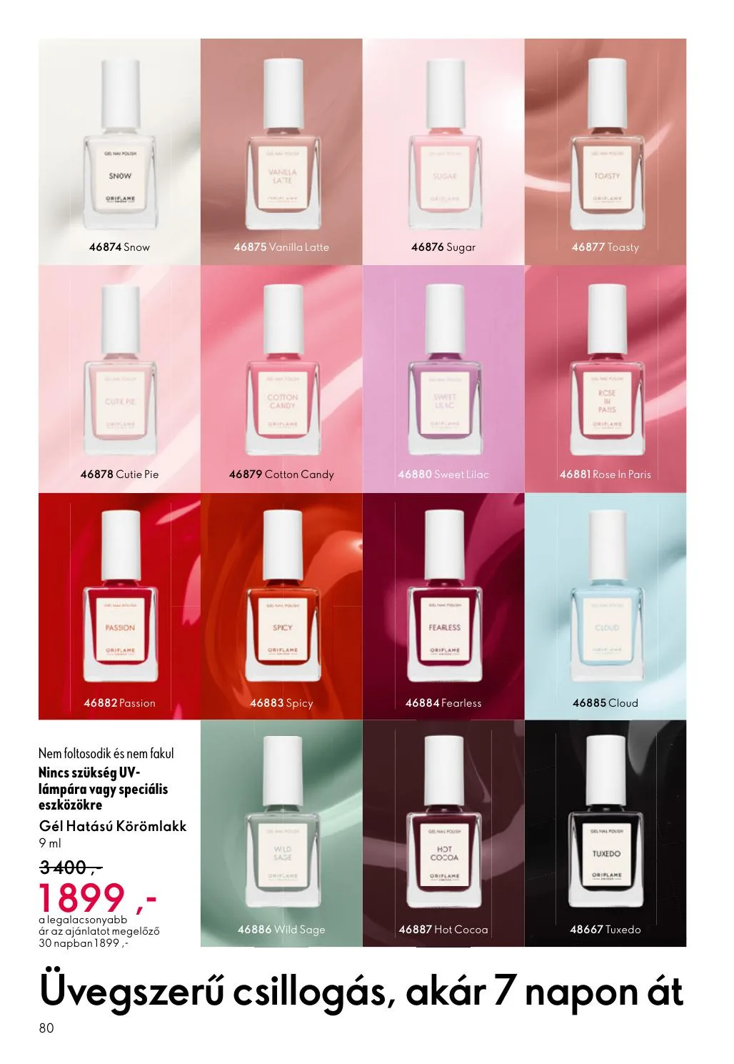 Oriflame akciós újság 05.27–06.16 – 80. oldal