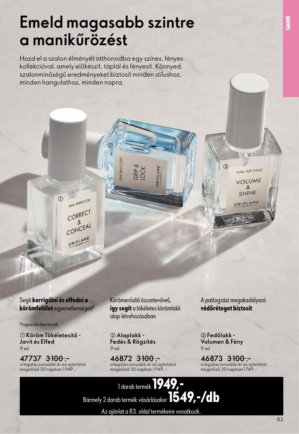 Oriflame akciós újság 05.27–06.16 – 83. oldal