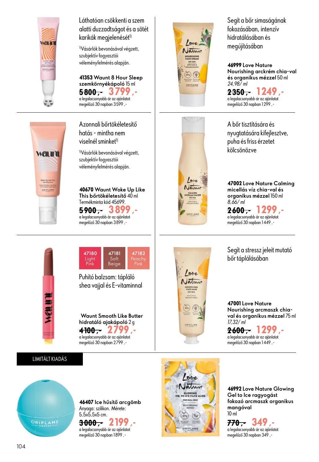 Oriflame akciós újság 06.17–07.07 – 104. oldal