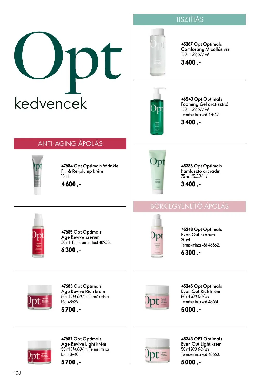 Oriflame akciós újság 06.17–07.07 – 108. oldal
