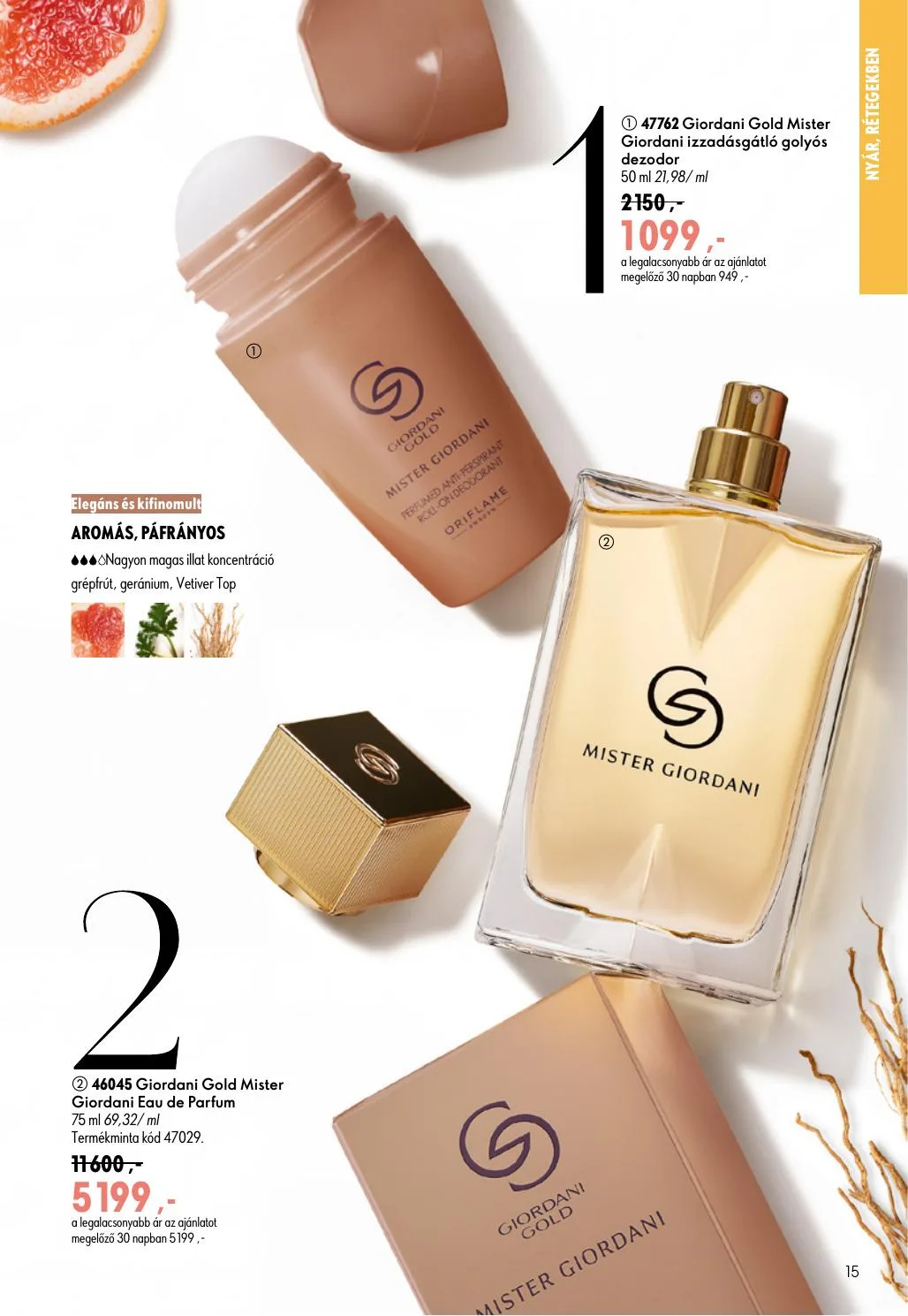 Oriflame akciós újság 06.17–07.07 – 15. oldal