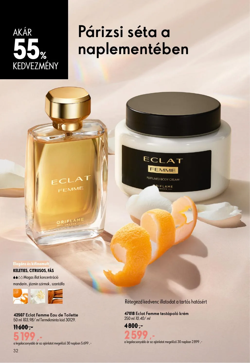 Oriflame akciós újság 06.17–07.07 – 32. oldal