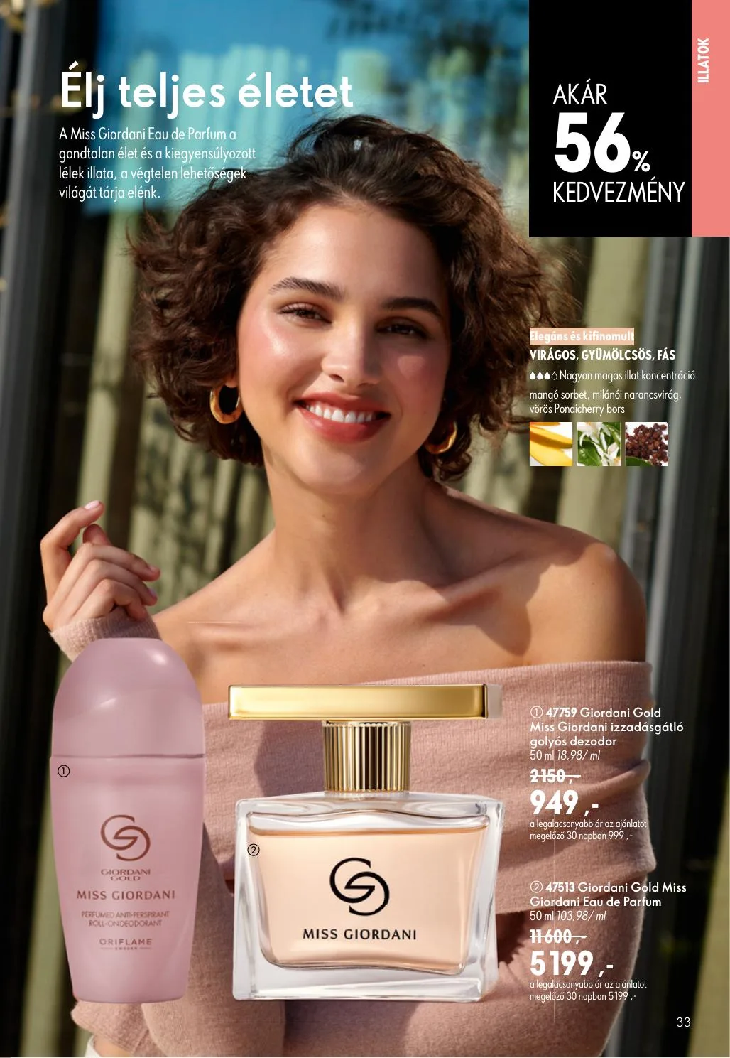 Oriflame akciós újság 06.17–07.07 – 33. oldal