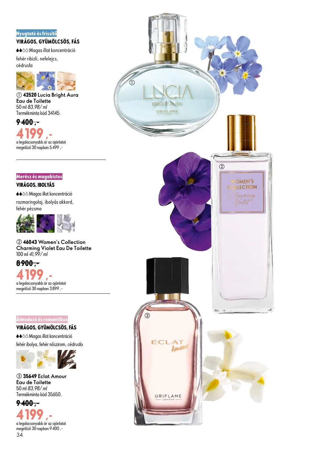 Oriflame akciós újság 06.17–07.07 – 34. oldal
