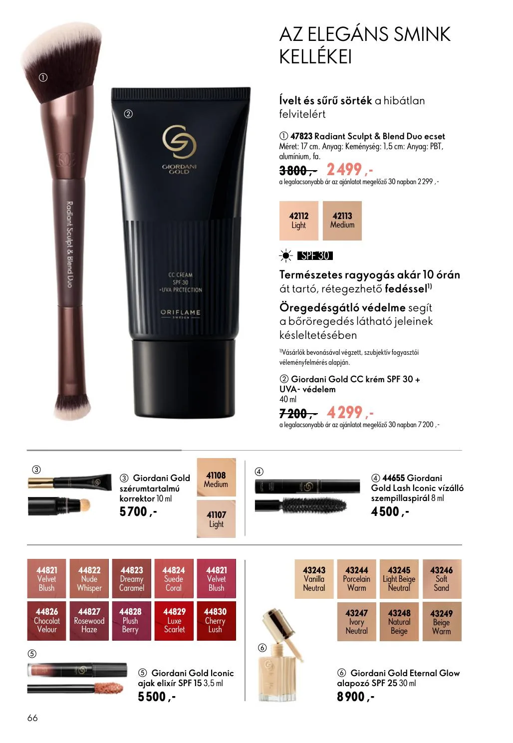 Oriflame akciós újság 06.17–07.07 – 66. oldal