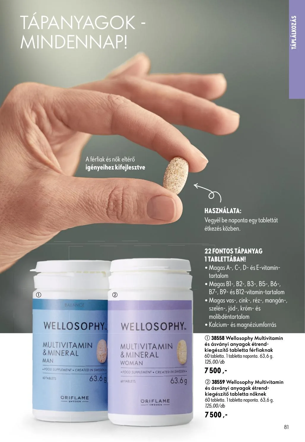 Oriflame akciós újság 06.17–07.07 – 81. oldal
