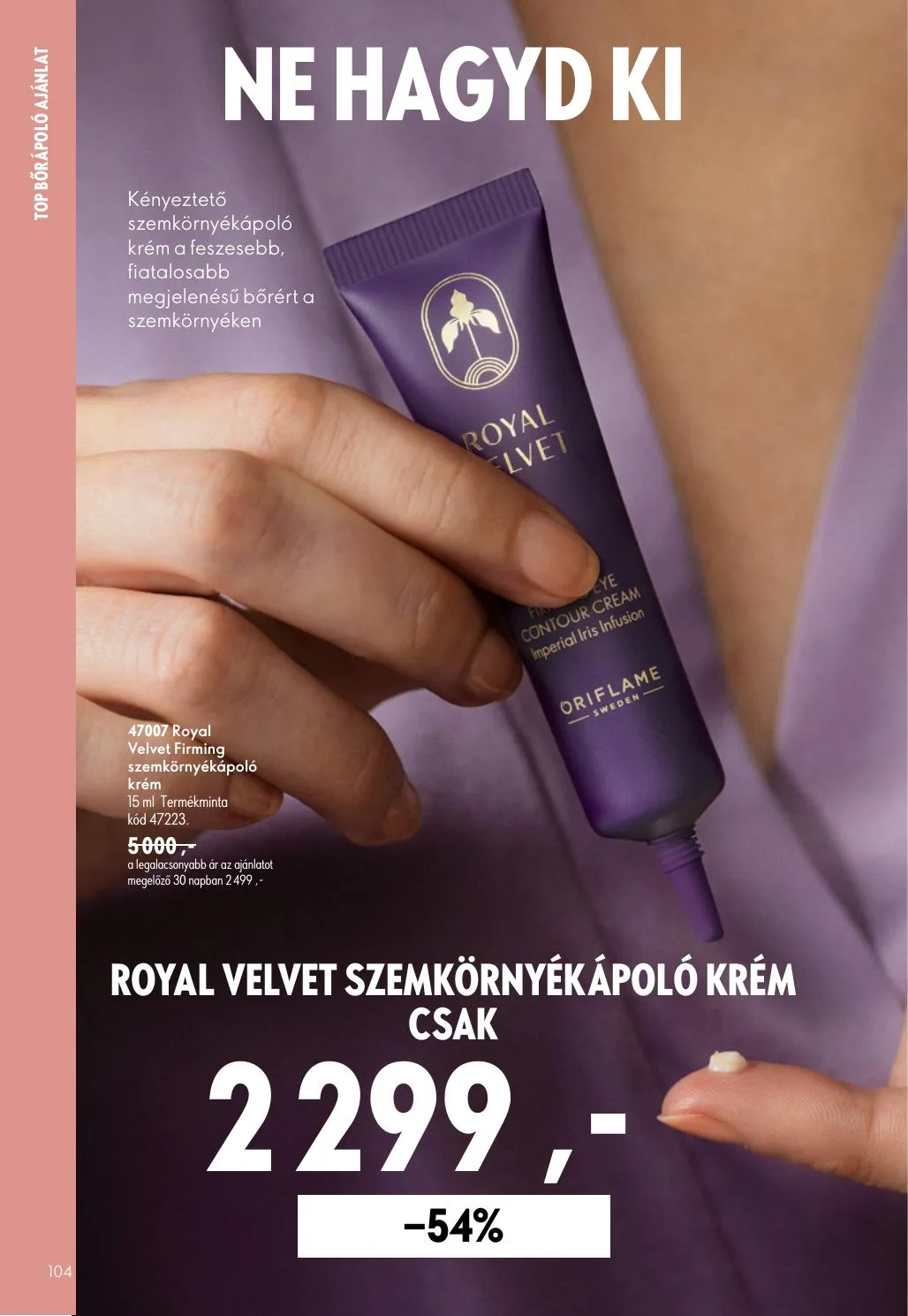 Oriflame akciós újság 07.08–07.28 – 104. oldal