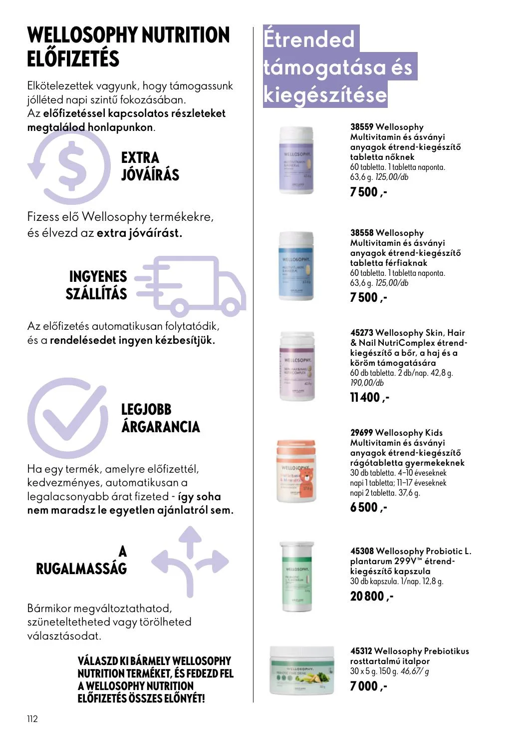 Oriflame akciós újság 07.08–07.28 – 112. oldal