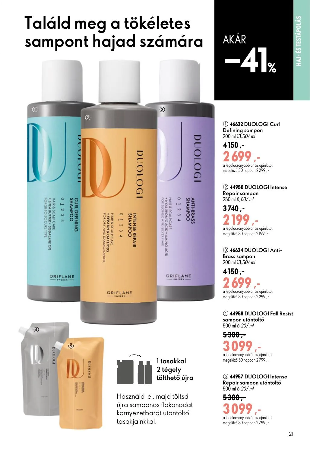 Oriflame akciós újság 07.08–07.28 – 121. oldal