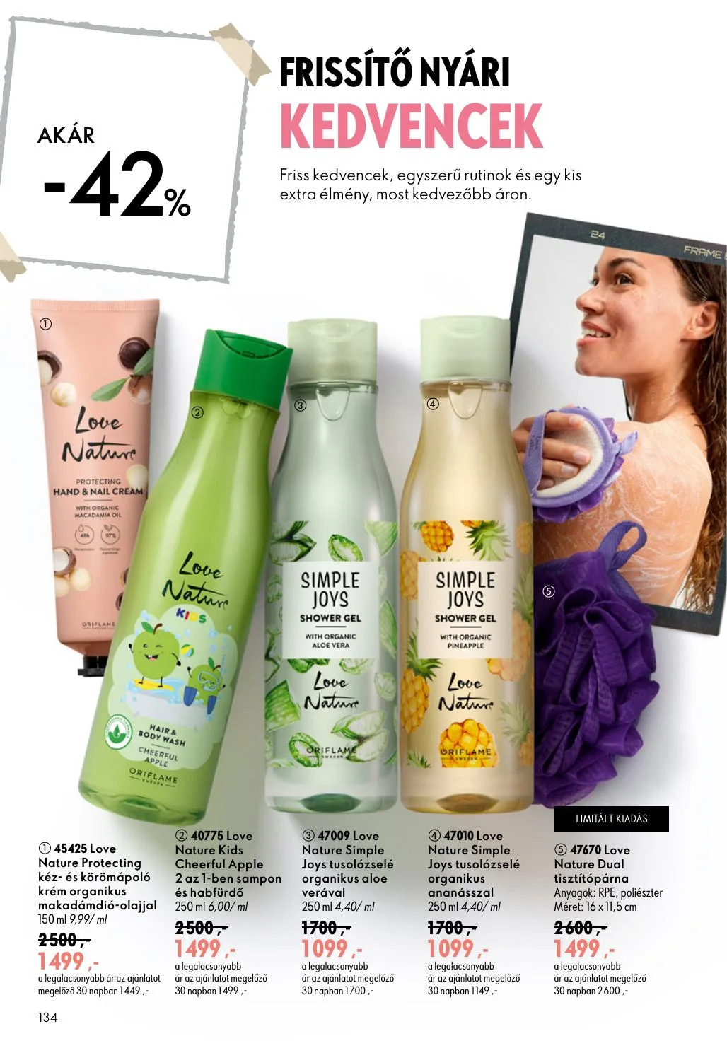 Oriflame akciós újság 07.08–07.28 – 134. oldal