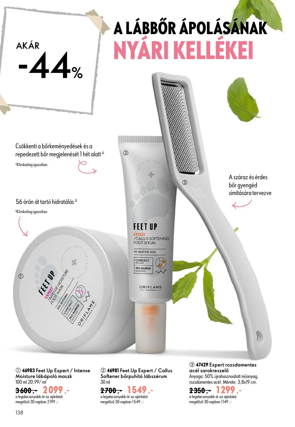 Oriflame akciós újság 07.08–07.28 – 138. oldal