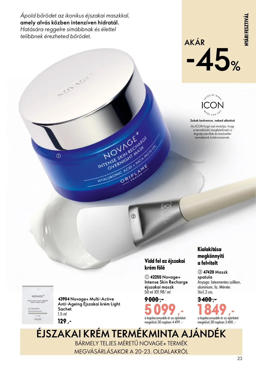 Oriflame akciós újság 07.08–07.28 – 23. oldal