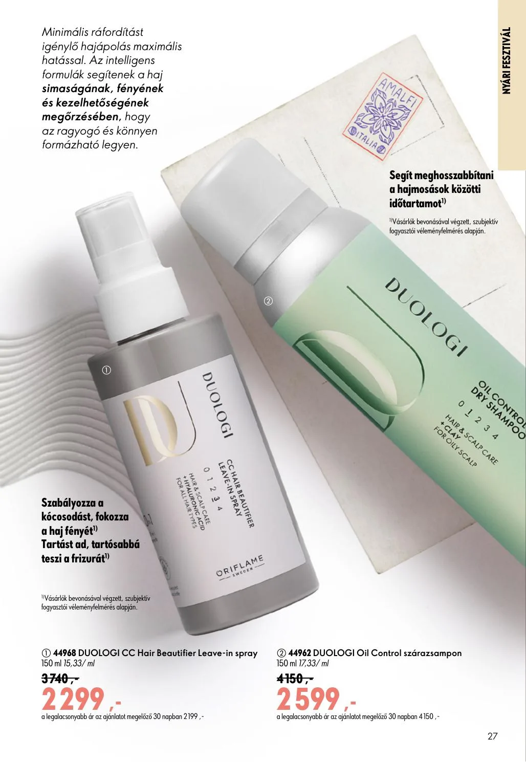 Oriflame akciós újság 07.08–07.28 – 27. oldal