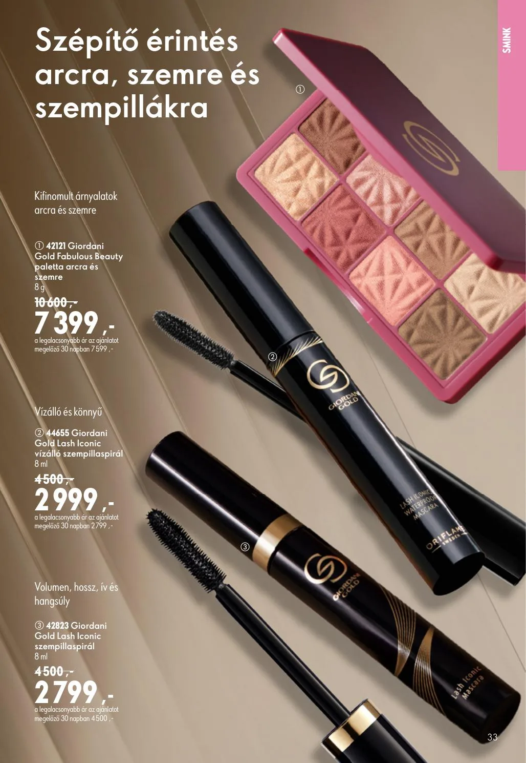 Oriflame akciós újság 07.08–07.28 – 33. oldal