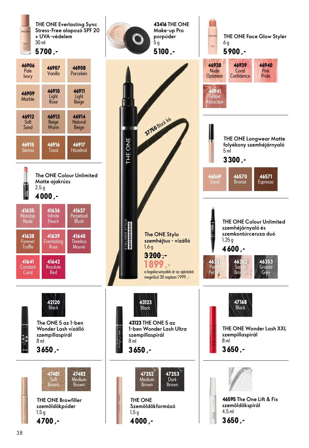 Oriflame akciós újság 07.08–07.28 – 38. oldal