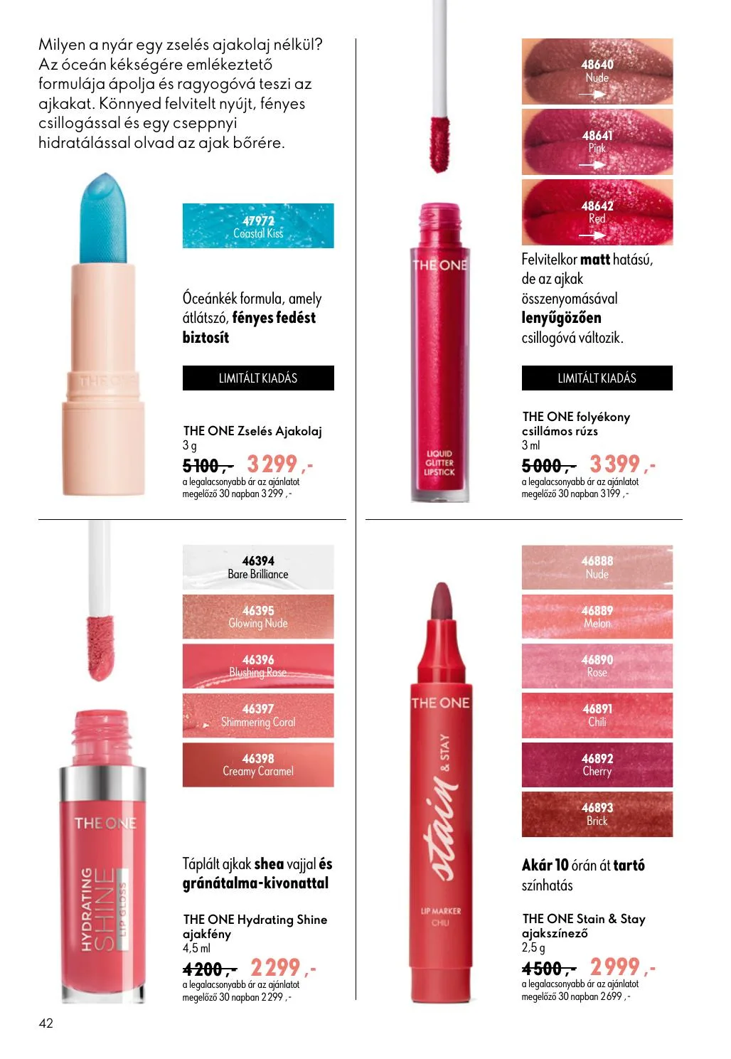 Oriflame akciós újság 07.08–07.28 – 42. oldal