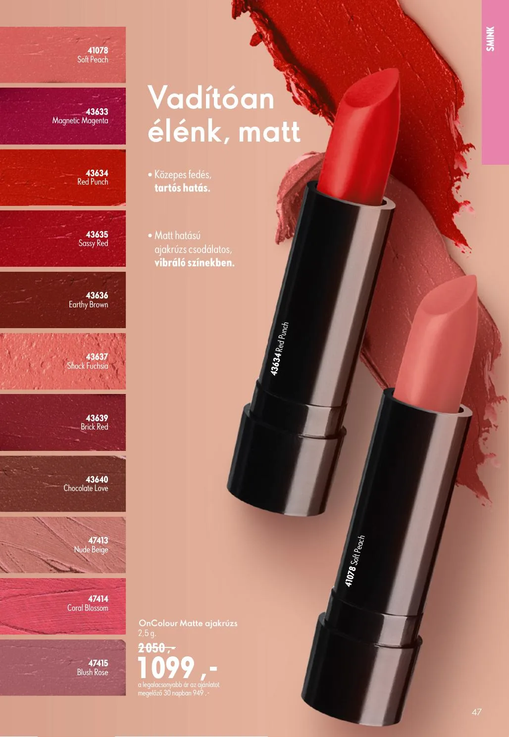 Oriflame akciós újság 07.08–07.28 – 47. oldal