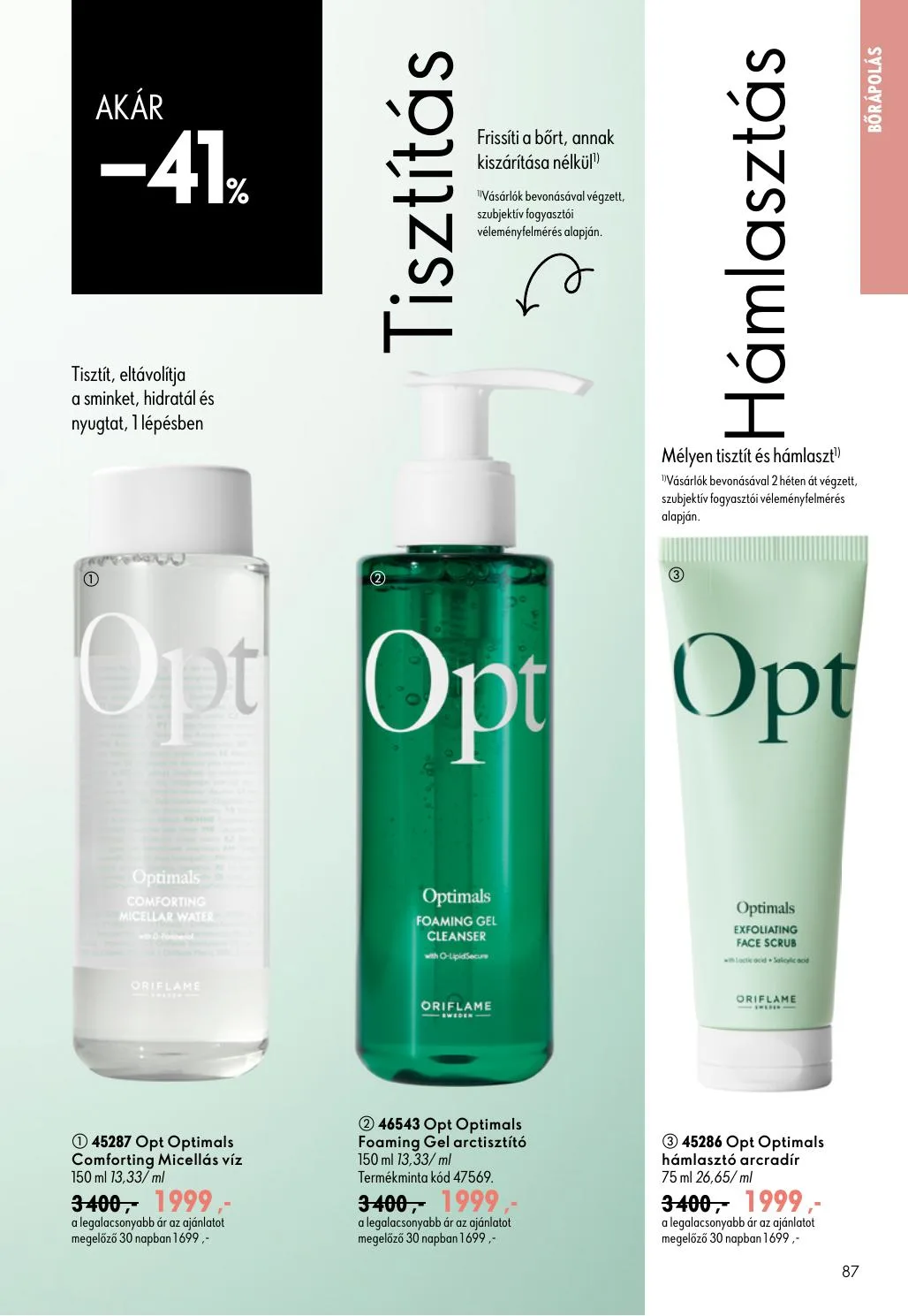 Oriflame akciós újság 07.08–07.28 – 87. oldal