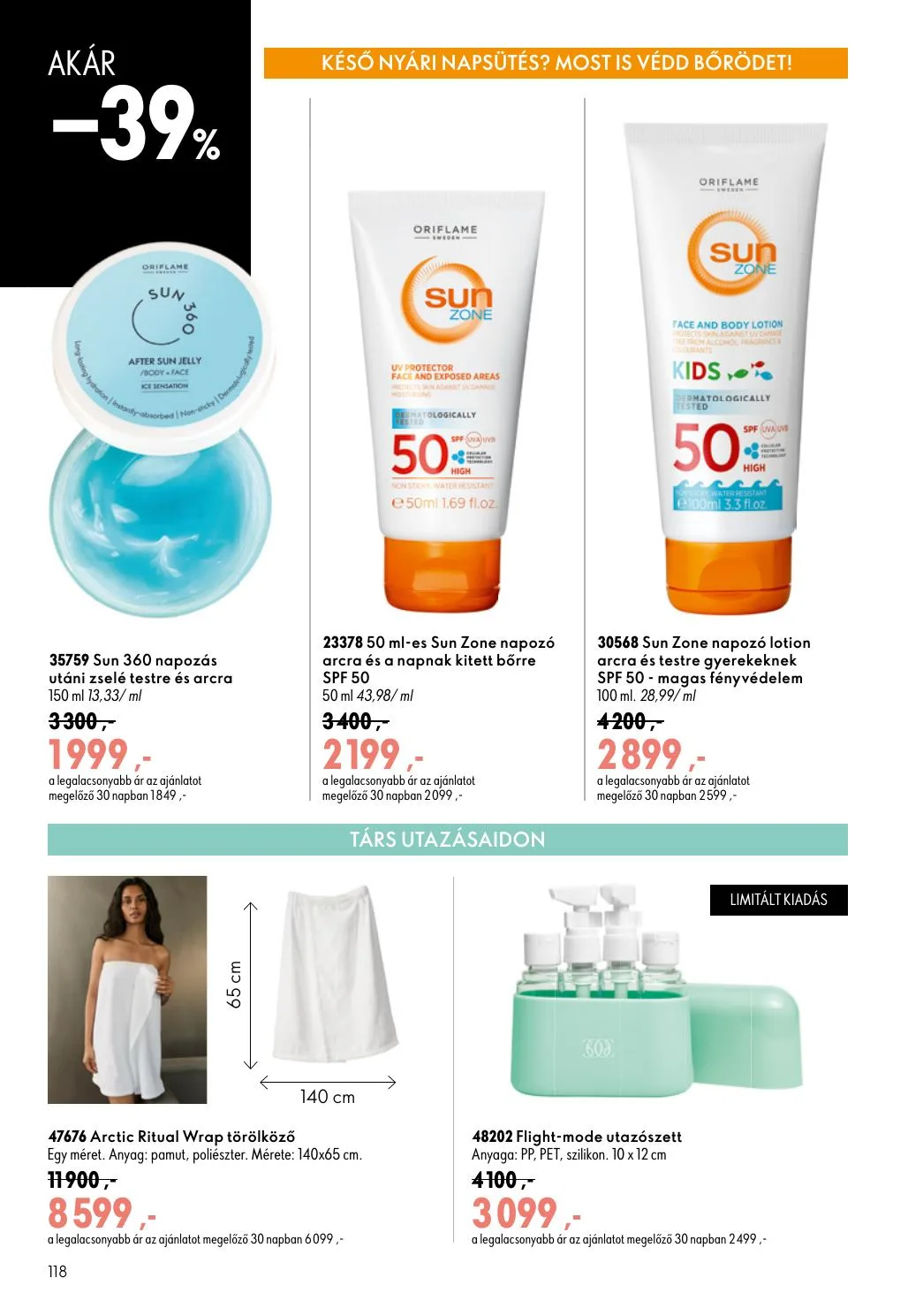 Oriflame akciós újság 08.19–09.08 – 118. oldal