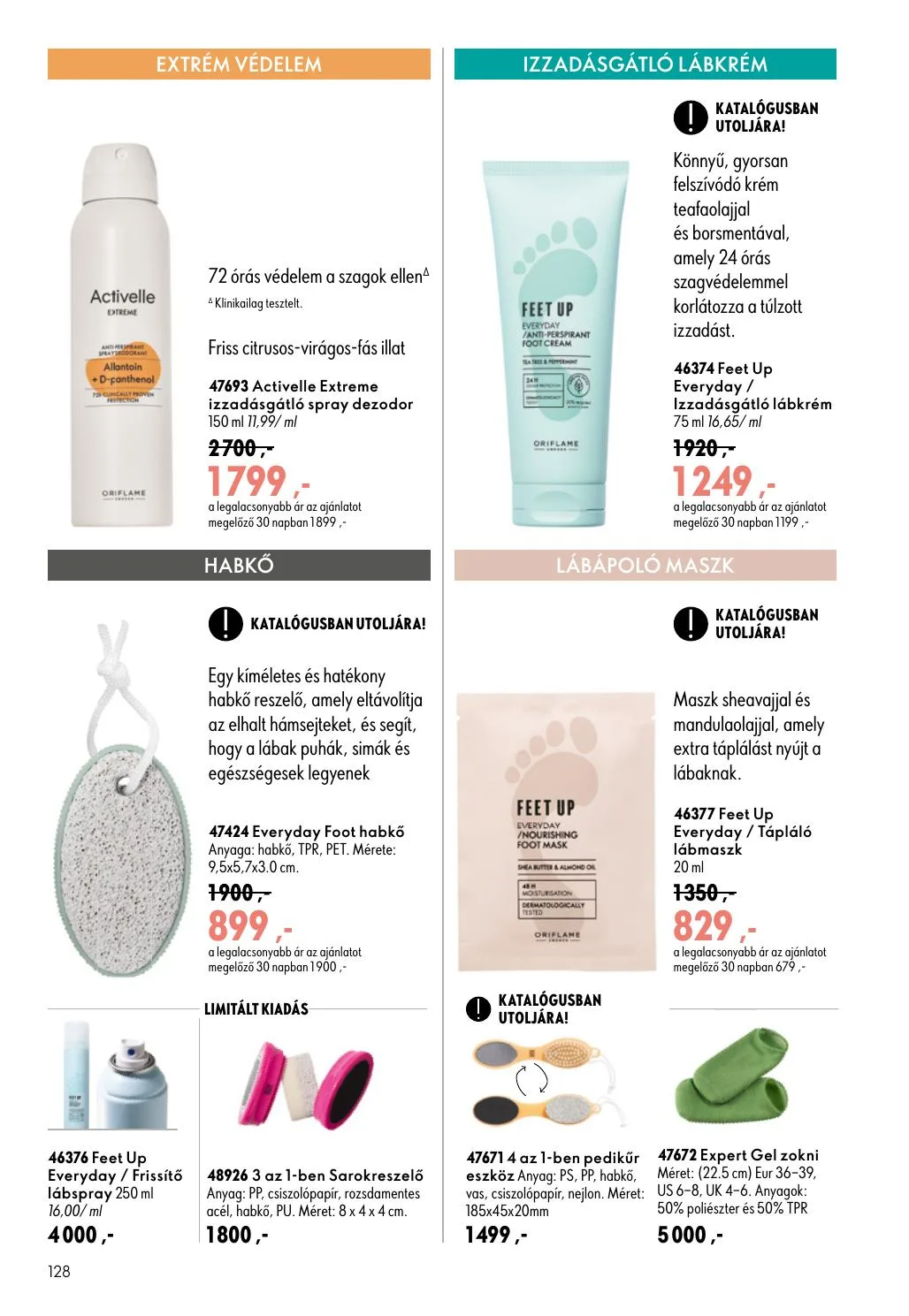 Oriflame akciós újság 08.19–09.08 – 128. oldal