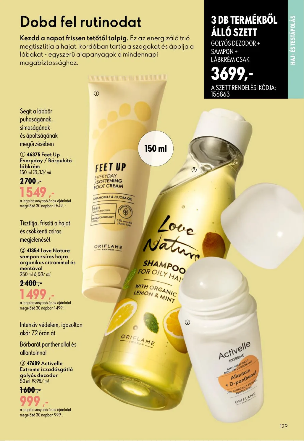 Oriflame akciós újság 08.19–09.08 – 129. oldal