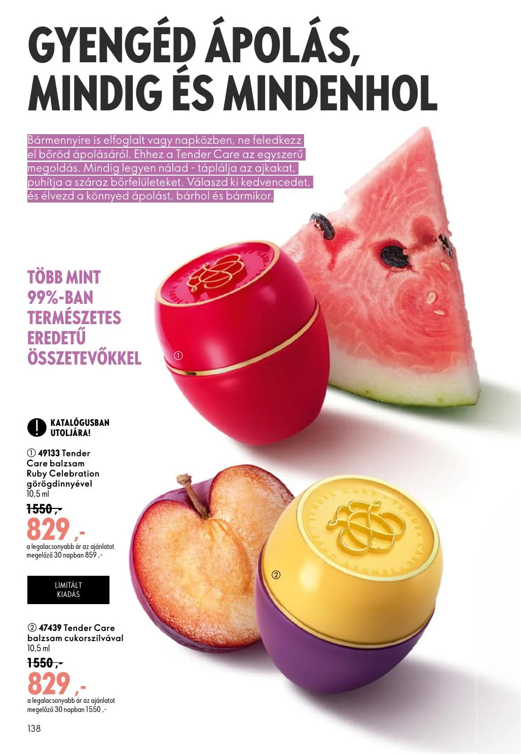 Oriflame akciós újság 08.19–09.08 – 138. oldal