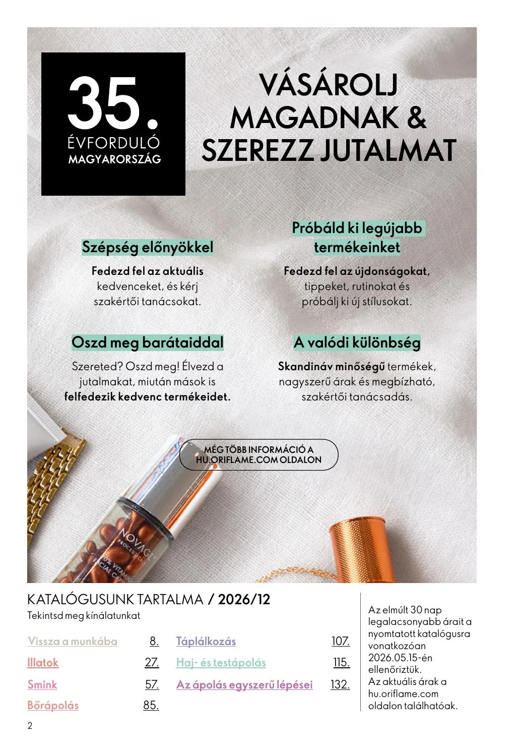Oriflame akciós újság 08.19–09.08 – 2. oldal