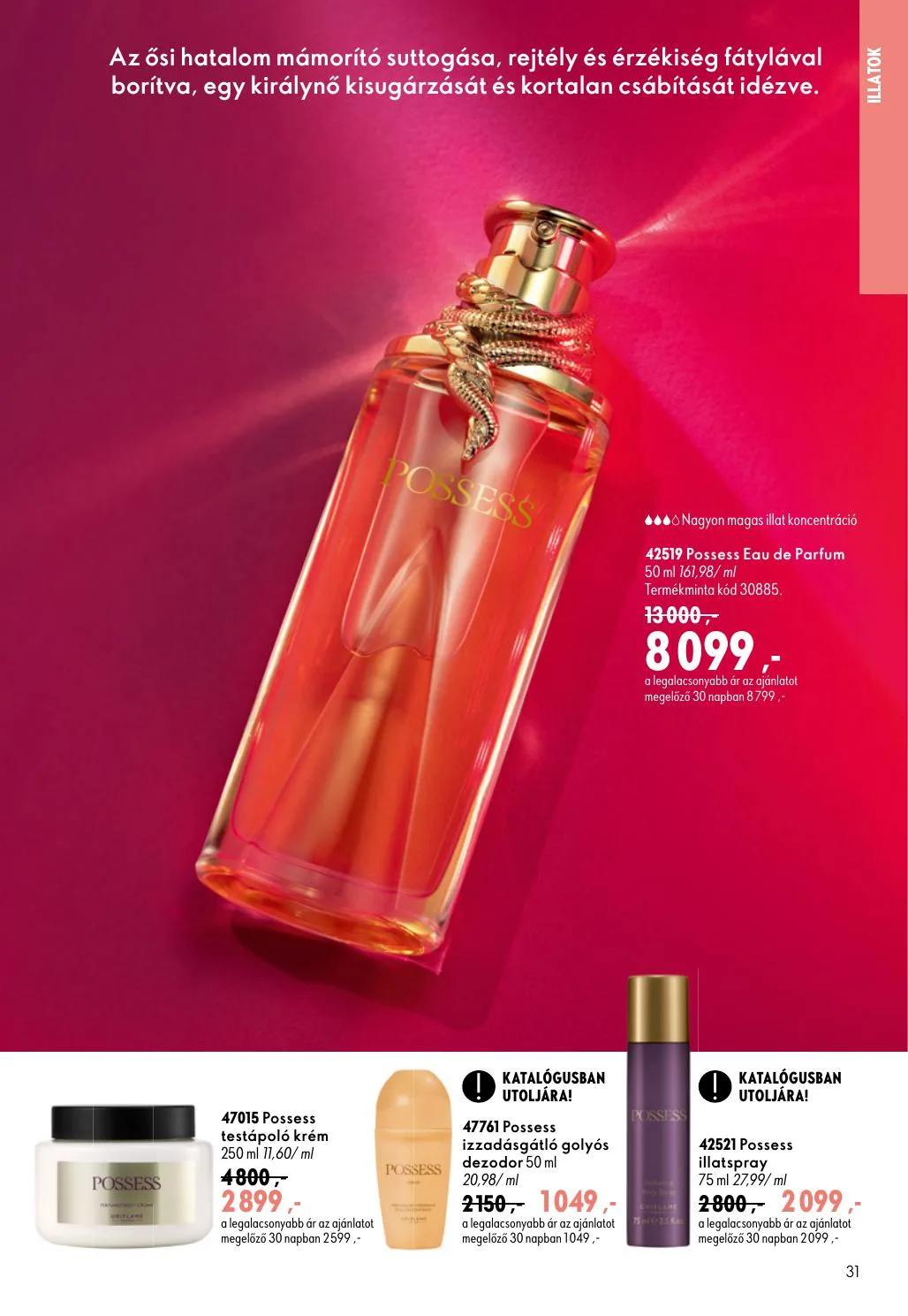 Oriflame akciós újság 08.19–09.08 – 31. oldal