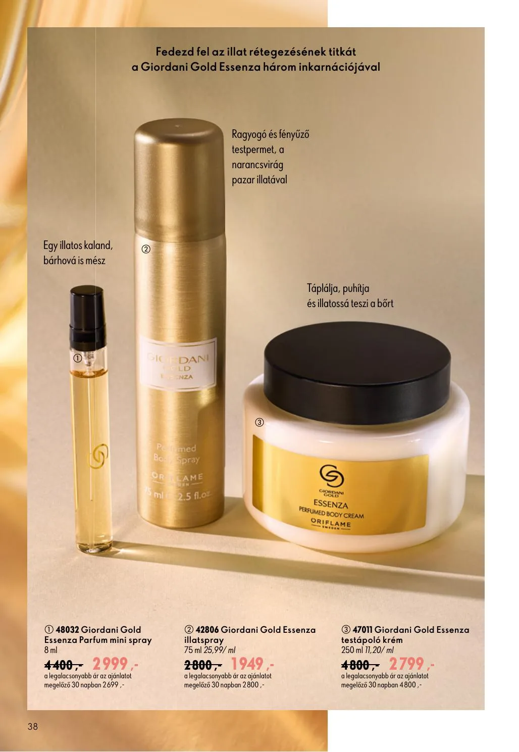 Oriflame akciós újság 08.19–09.08 – 38. oldal