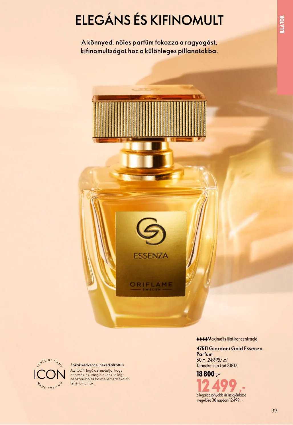 Oriflame akciós újság 08.19–09.08 – 39. oldal