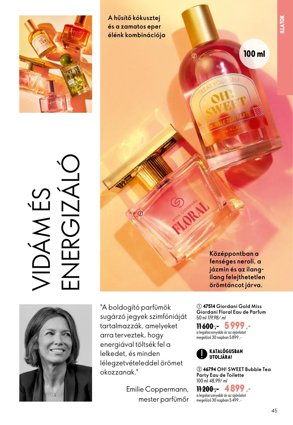 Oriflame akciós újság 08.19–09.08 – 45. oldal