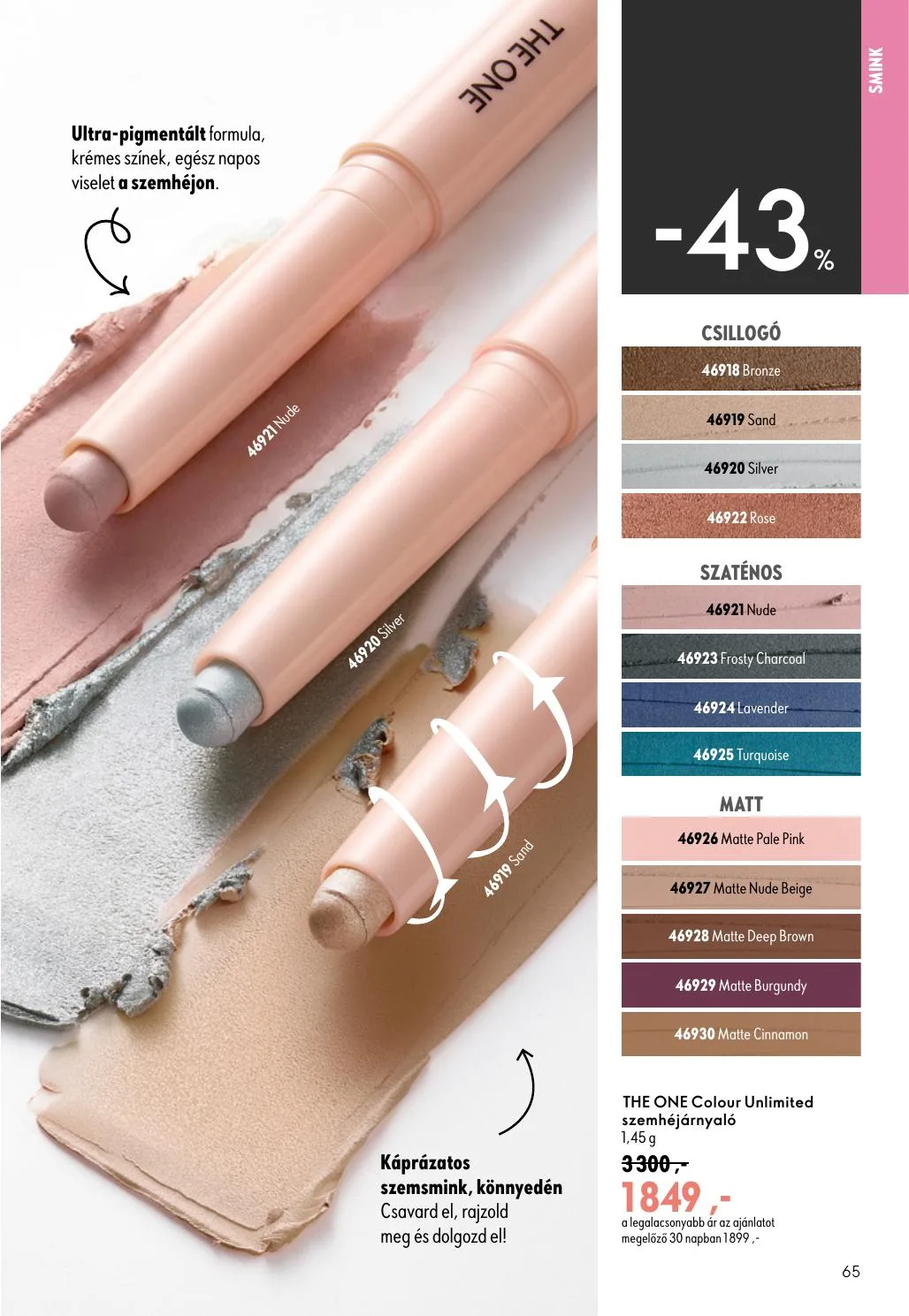 Oriflame akciós újság 08.19–09.08 – 65. oldal
