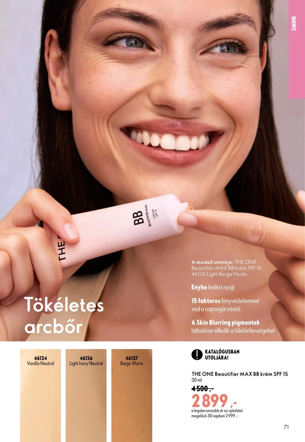Oriflame akciós újság 08.19–09.08 – 71. oldal