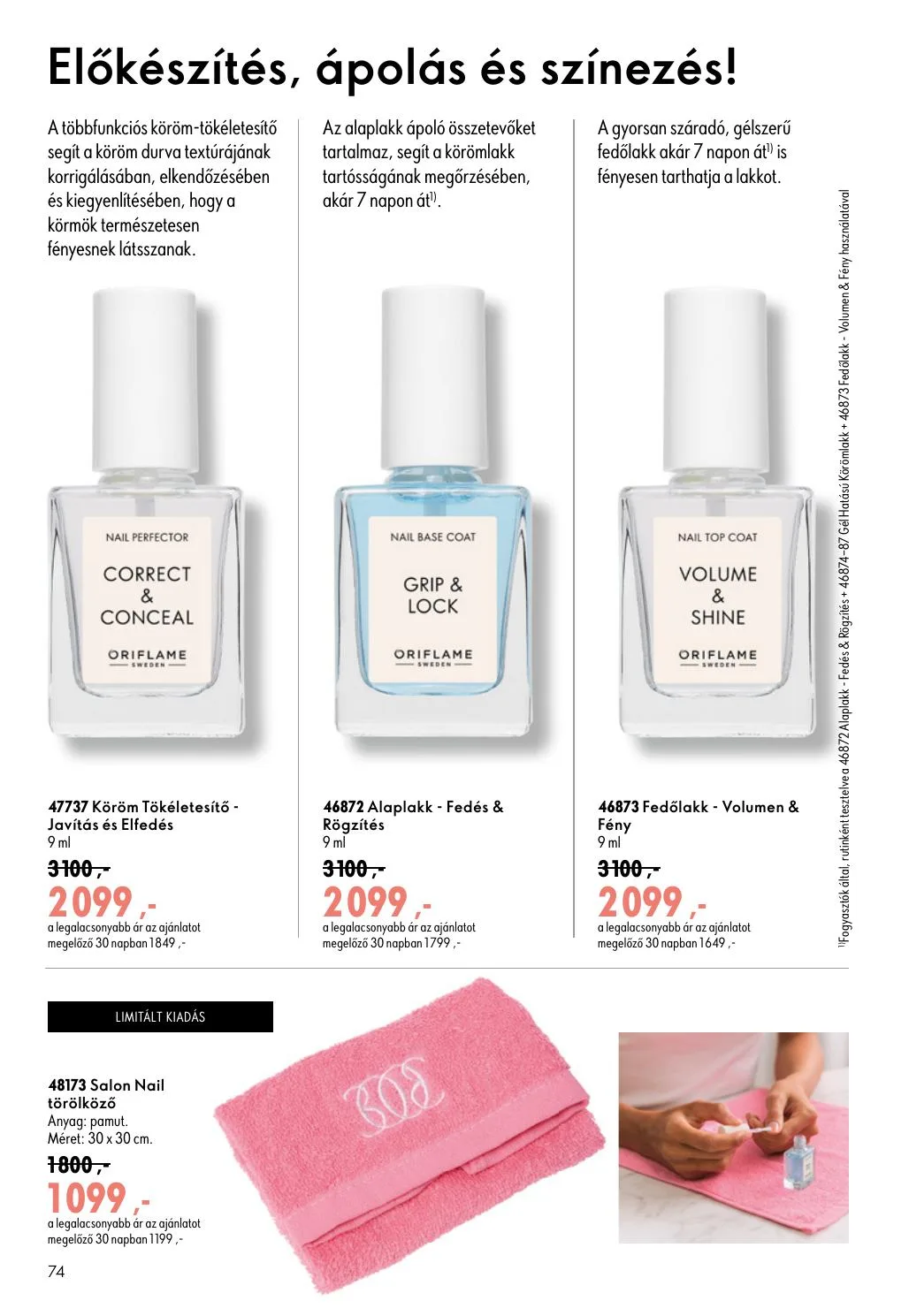 Oriflame akciós újság 08.19–09.08 – 74. oldal