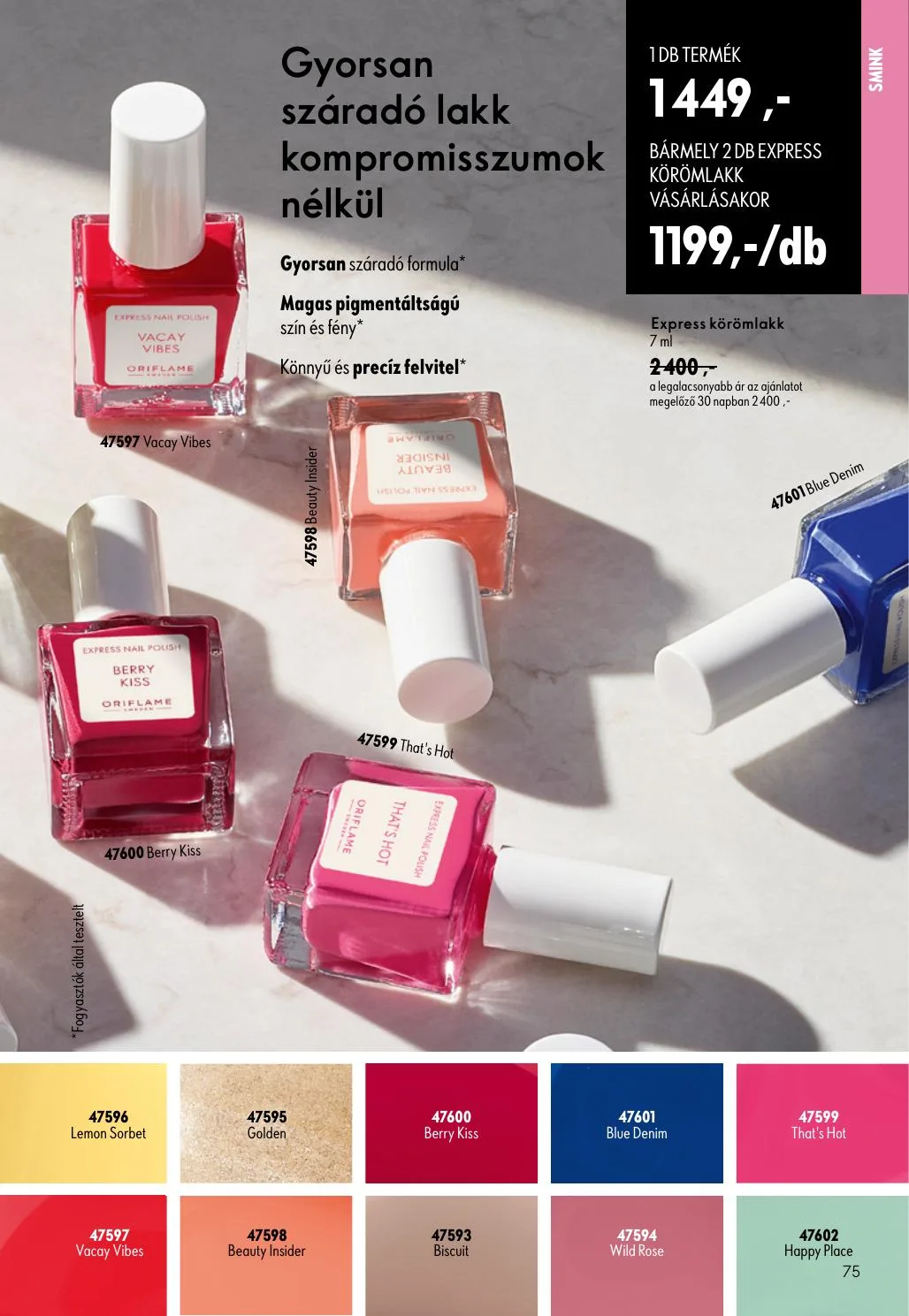 Oriflame akciós újság 08.19–09.08 – 75. oldal