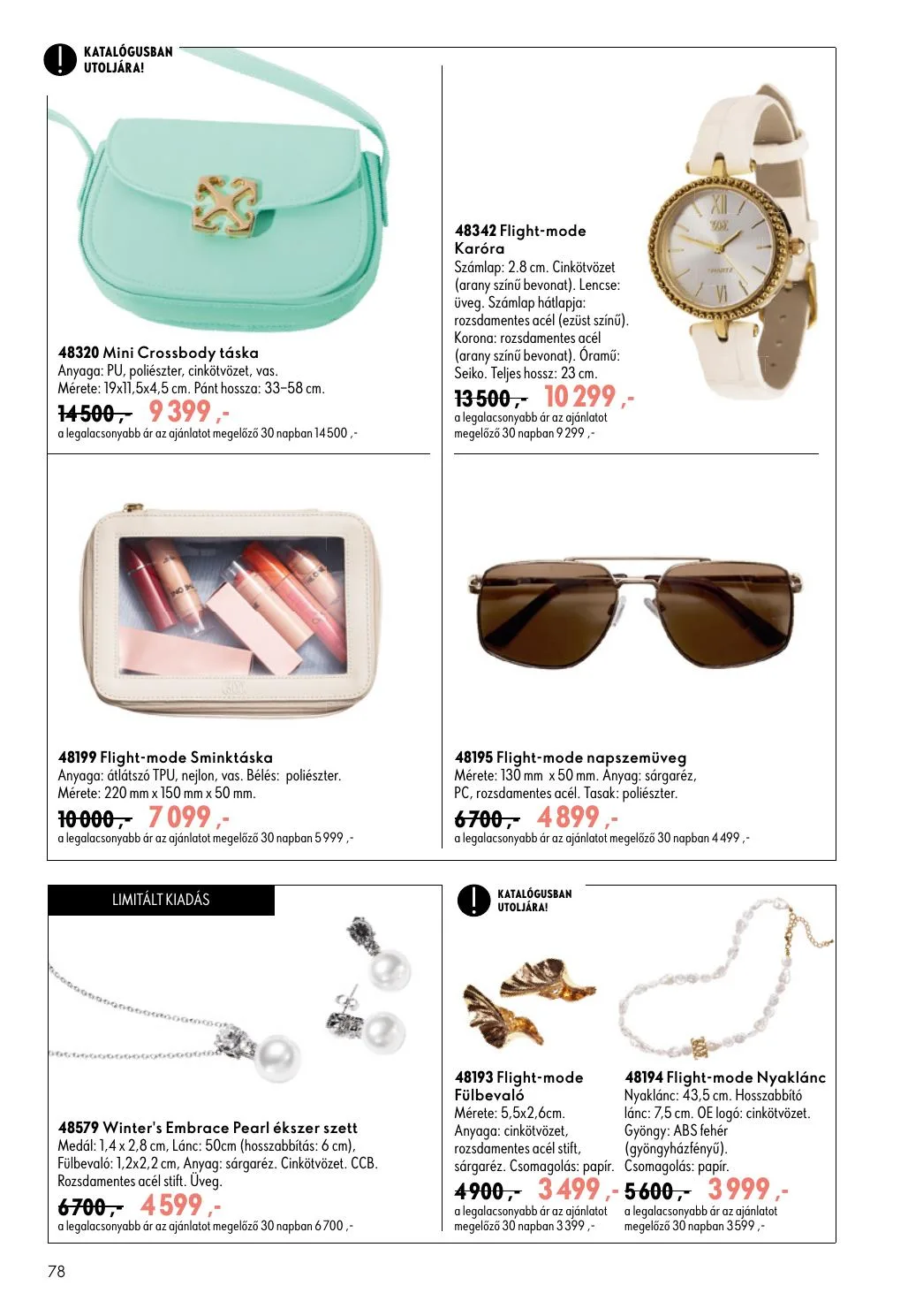 Oriflame akciós újság 08.19–09.08 – 78. oldal