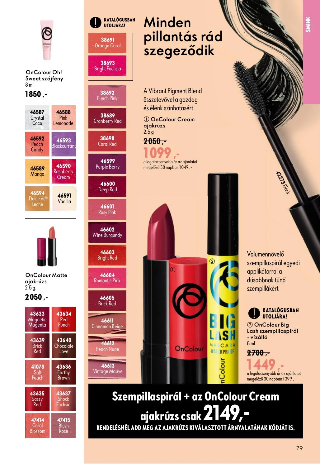Oriflame akciós újság 08.19–09.08 – 79. oldal