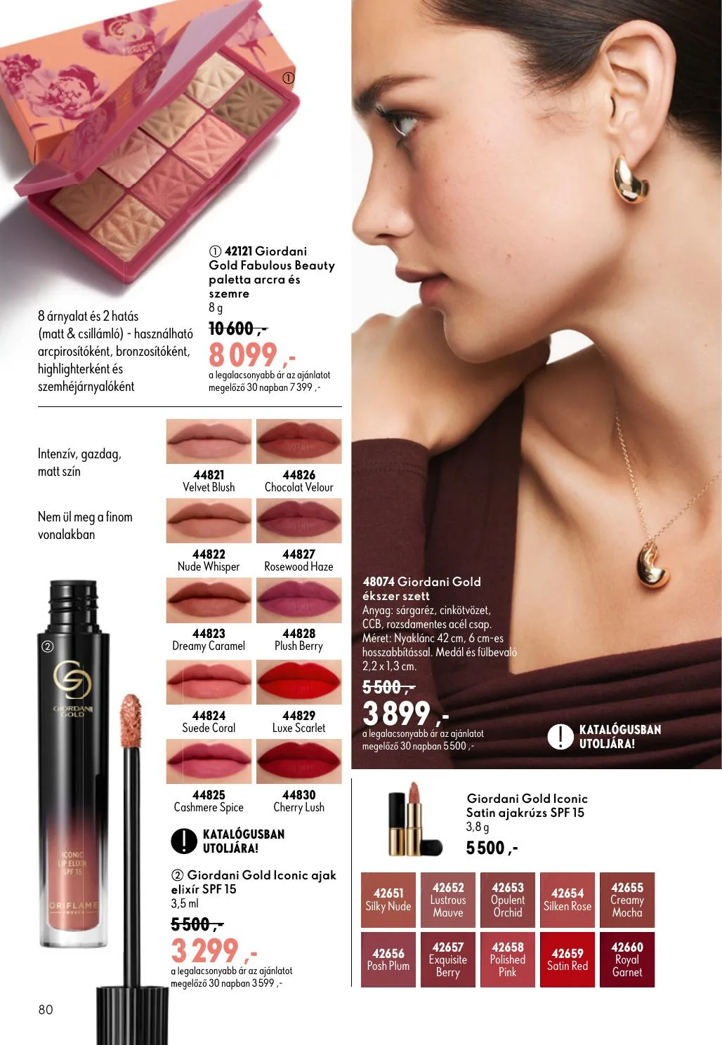 Oriflame akciós újság 08.19–09.08 – 80. oldal