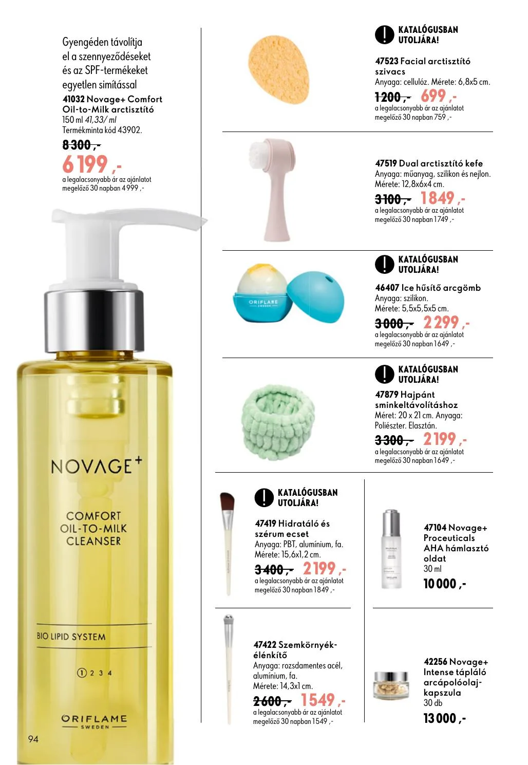 Oriflame akciós újság 08.19–09.08 – 94. oldal