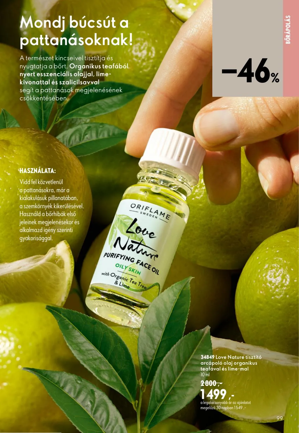 Oriflame akciós újság 08.19–09.08 – 99. oldal