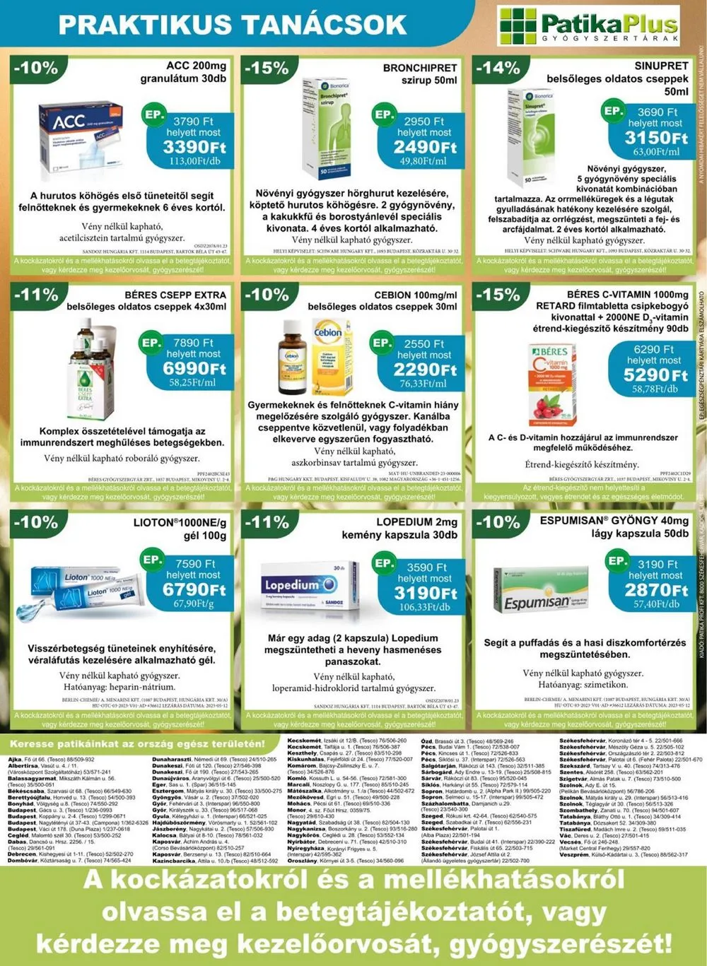 Patika akciós újság Plus 02.01–02.29 – 4. oldal