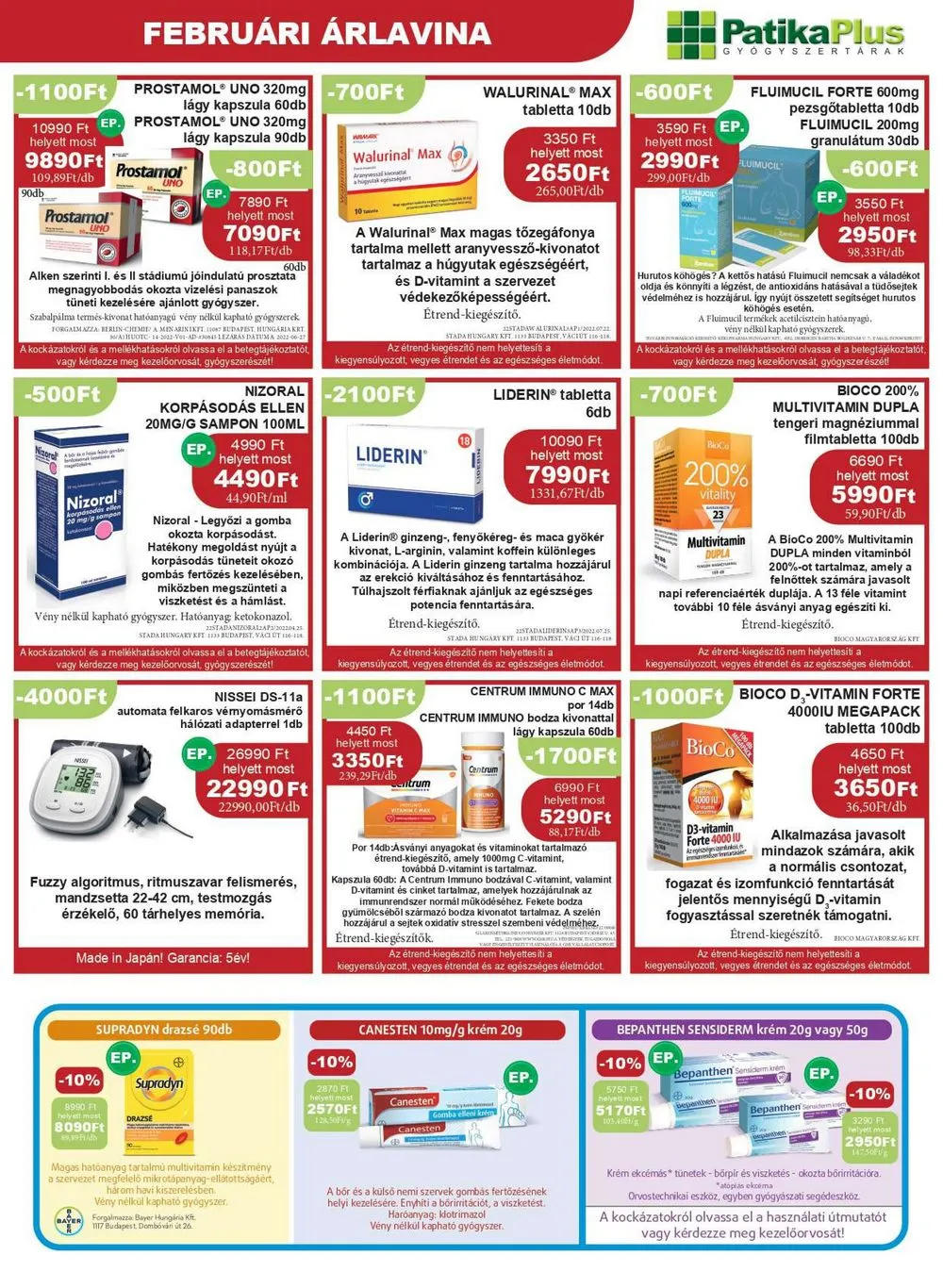 Patikaplus akciós újság 02.01–02.28 – 3. oldal