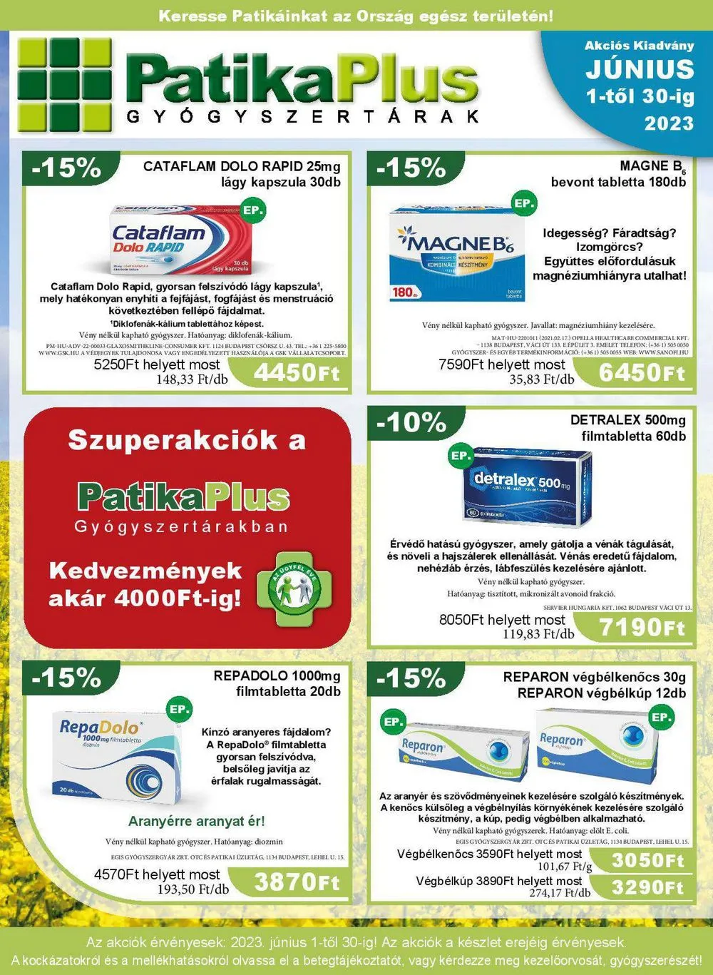 Patikaplus akciós újság 06.01–06.30