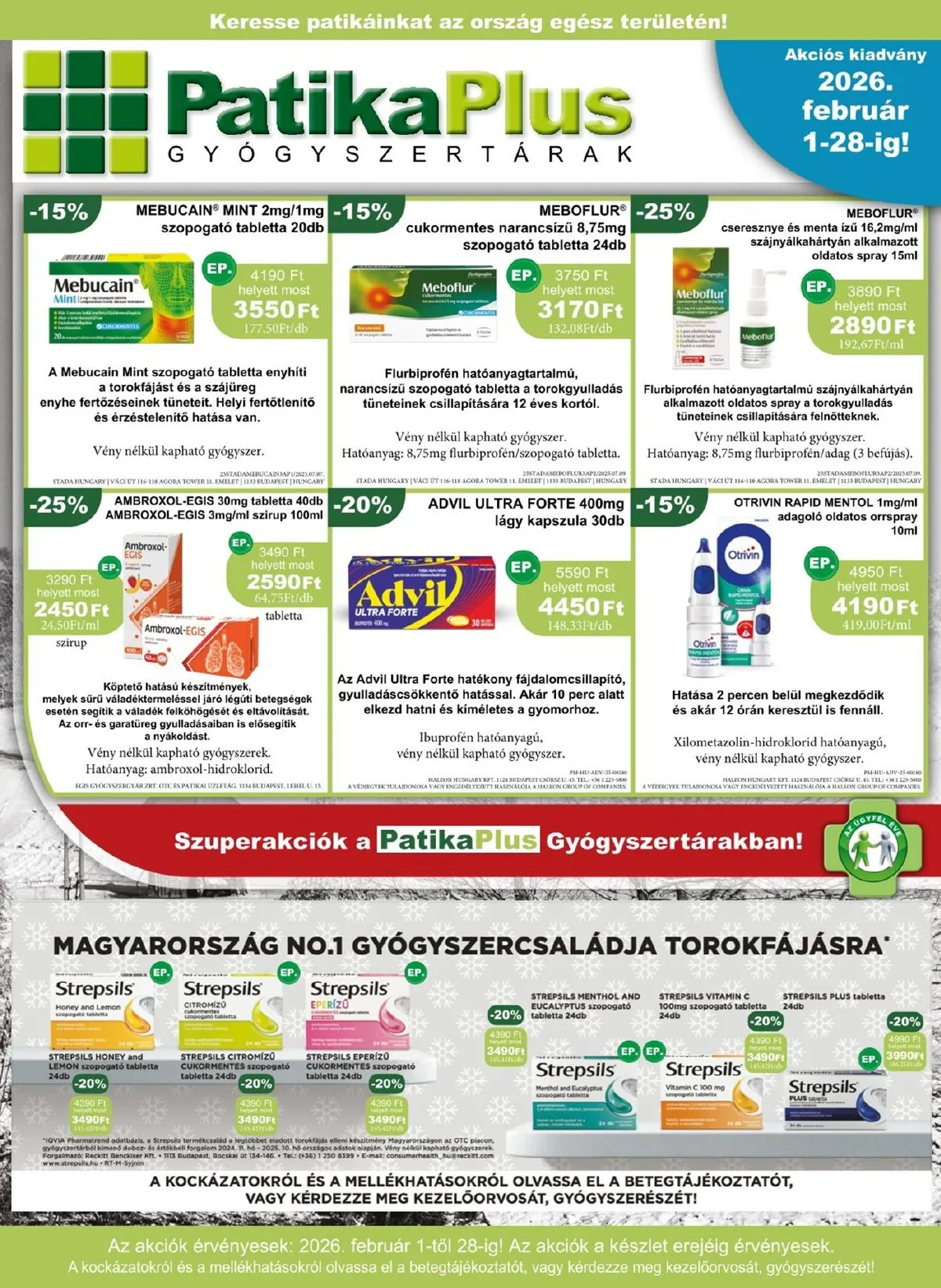 Patikaplus akciós újság 02.01–02.28