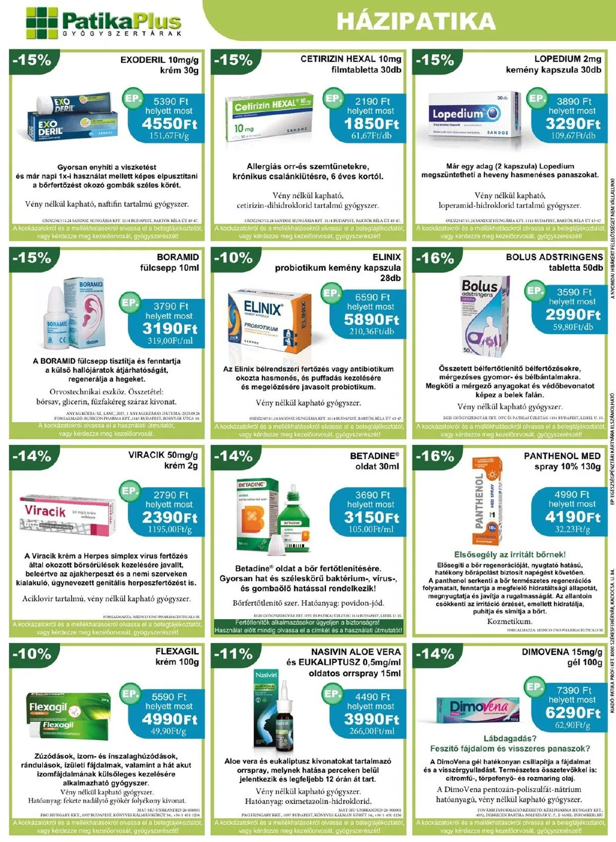 Patikaplus akciós újság 05.01–05.31