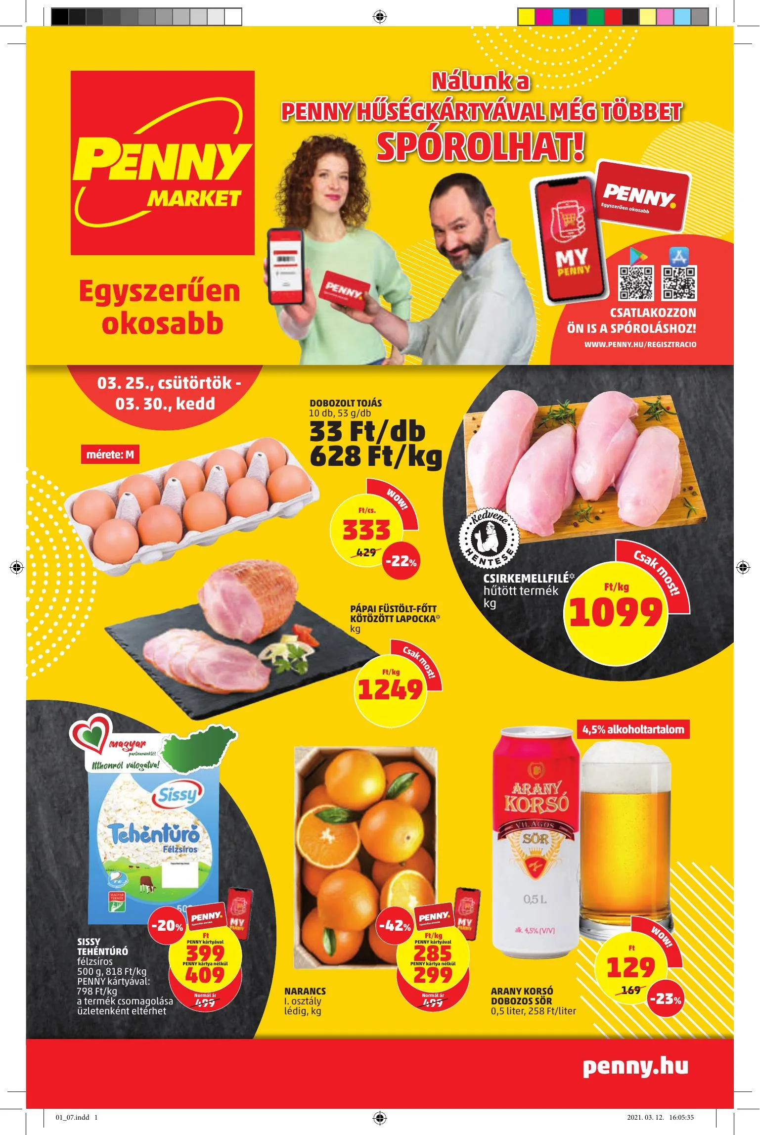 Penny akciós újság 03.25–03.30