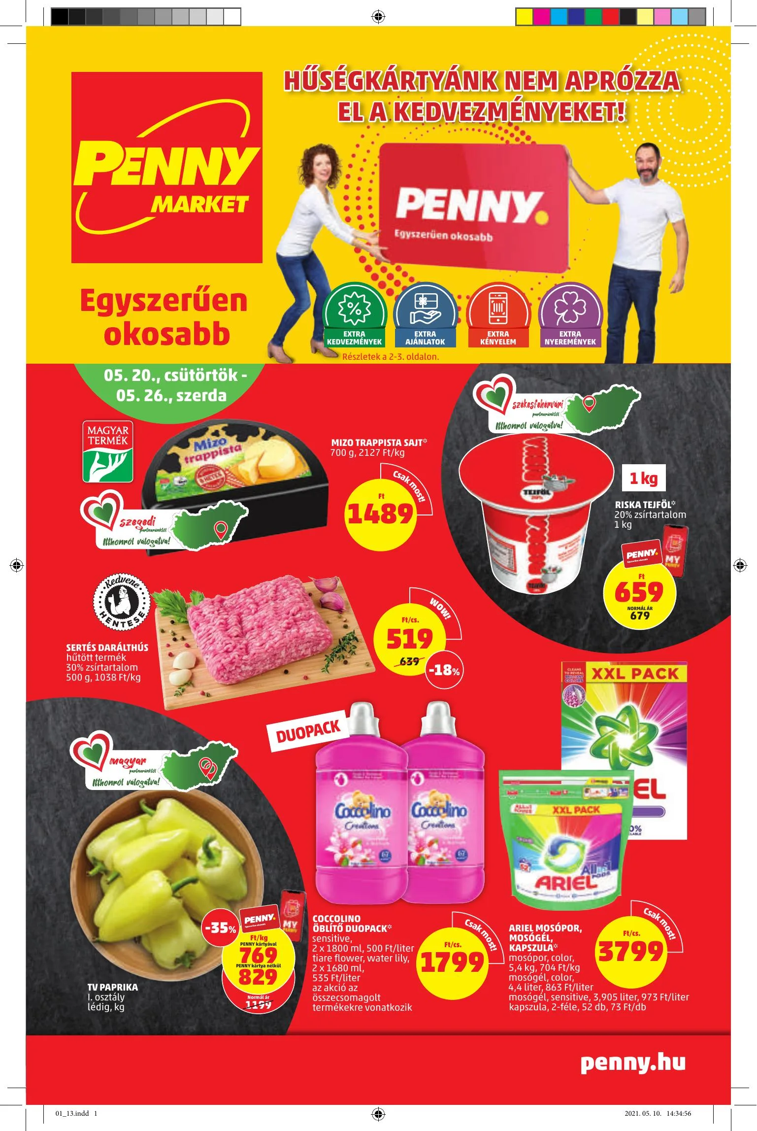 Penny akciós újság 05.20–05.26